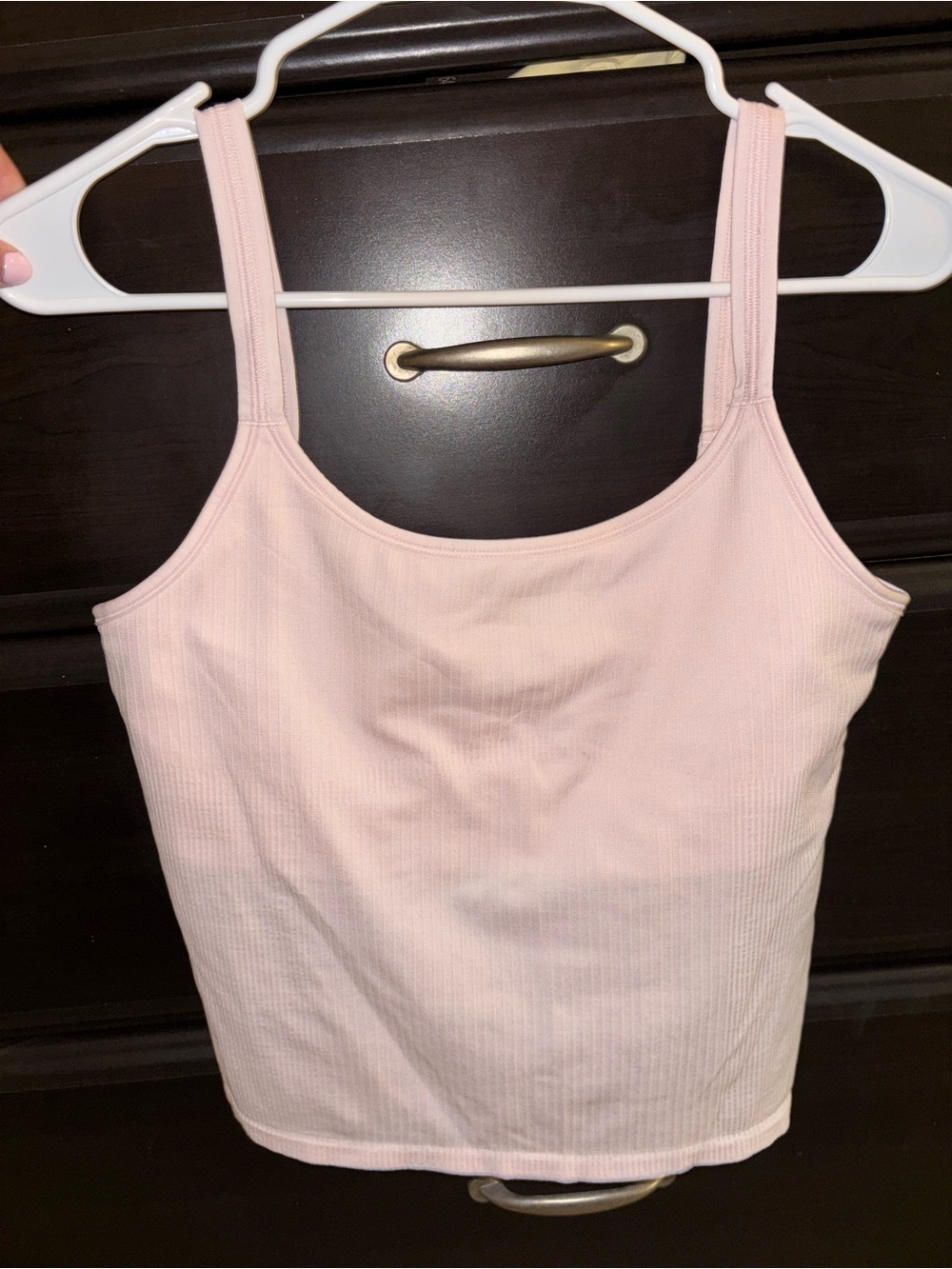 lululemon athletica Pale Pink Ribbed Tank